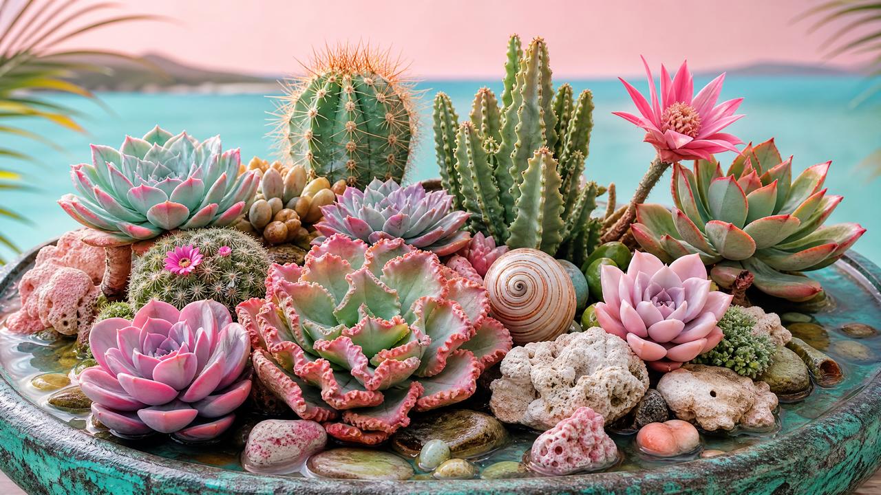 抖音风多肉植物造景视频教程